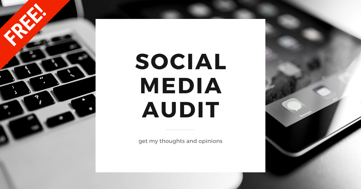 Free social media audit laptop tablet